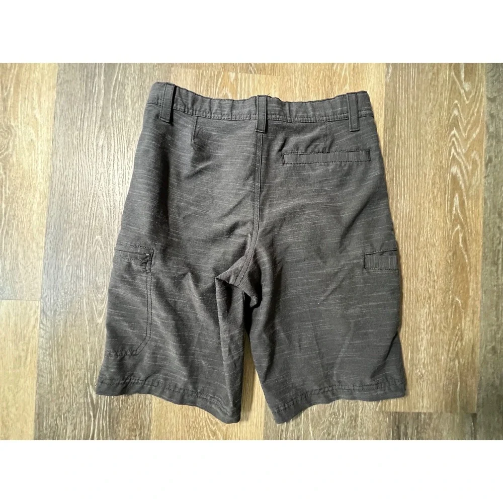 Urban Pipeline‎ Cargo Shorts Boys 14 Grey Excellent SuperFlex Space Dye Utility